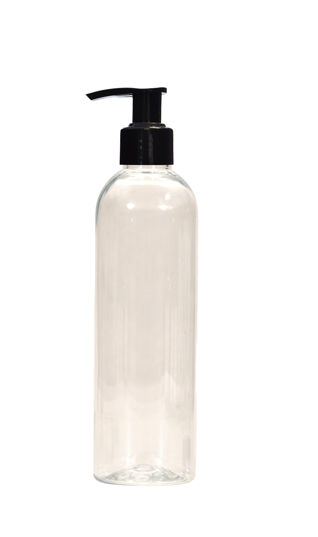 CLEAR BOTTLE PLASTIC (LOTION PUMP) 250ML