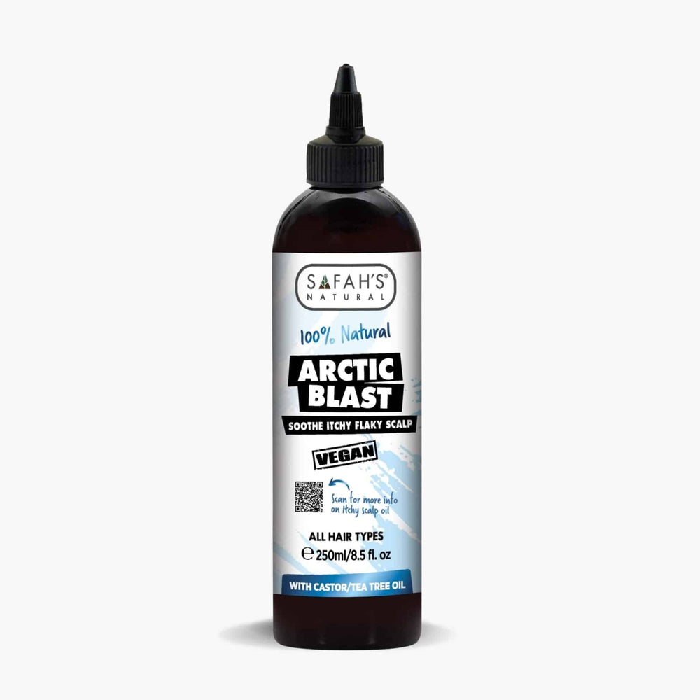 Safah's Natural Arctic Blast bottle on a white background