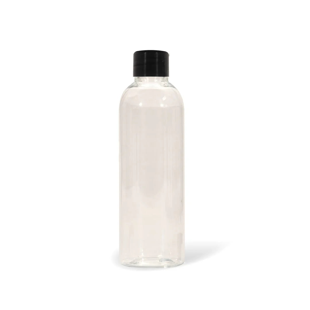 CLEAR BOTTLE PLASTIC (PLUG HOLE) 150ML