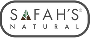 Logo of Safah's Natural with a stylized leaf