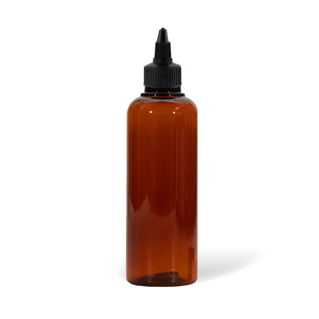 Brown Plastic bottle (PET) With Nozzle- 100ml