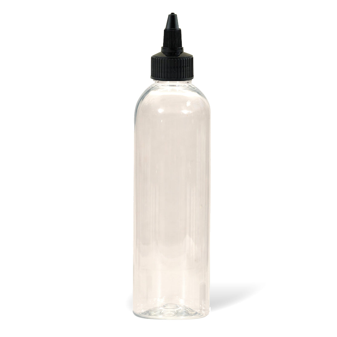 Clear (PET) Bottle Plastic With Nozzle - 250ml