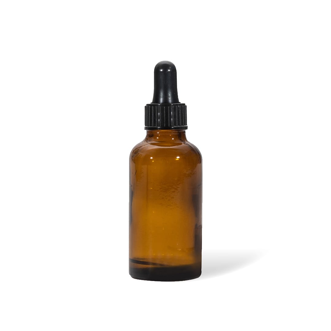 Amber glass bottle with pipette - 30ml