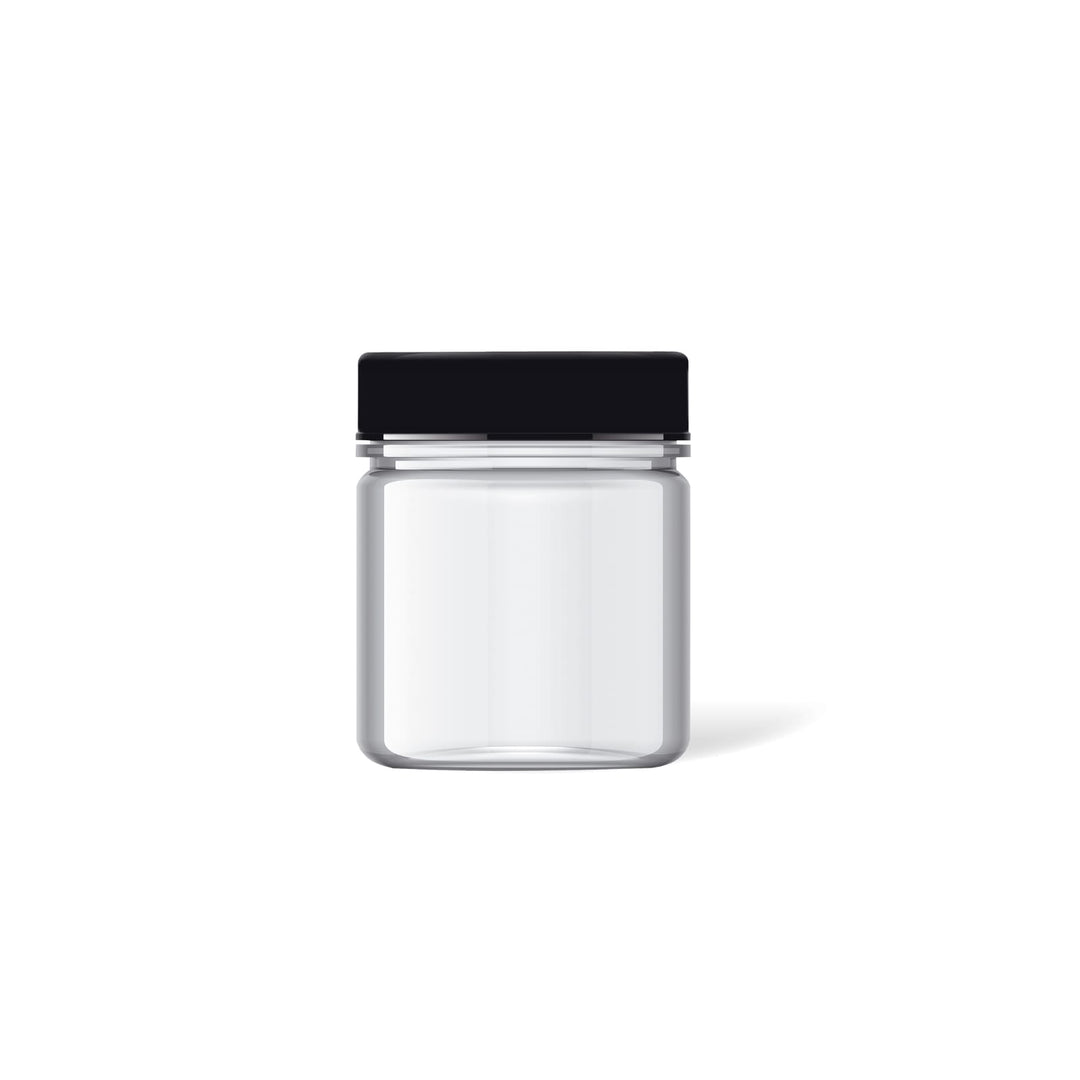 Clear (pet) jar 100ml travel size