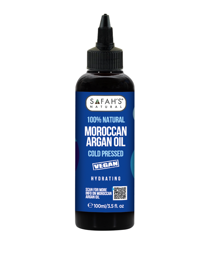 Natural Moroccan Argan Oil – 50ml – 100ml – 250ml | Hair Growth, Anti-Aging & Skin Nourishment with Moroccan Argan Oil