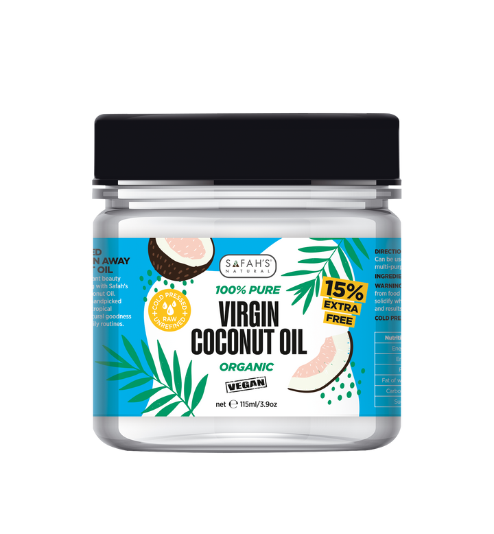 100% Pure Virgin Coconut Oil Organic | Multi-Purpose Coconut Oil for Hair, Skin & Wellness