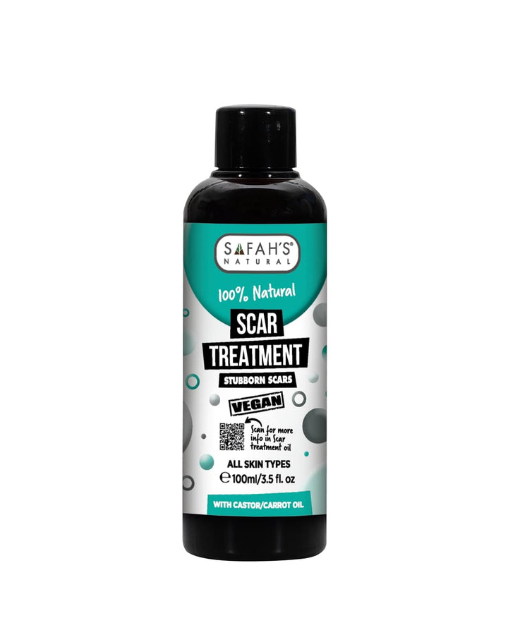 Scar Treatment Oil – 100ml & 250ml | Healing Blend with Castor & Carrot Oil to Fade Scars & Restore Skin