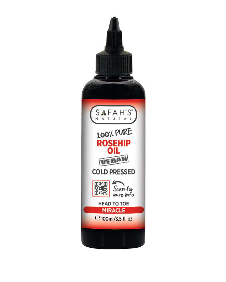Rosehip Oil 100% Pure | Multipurpose Rosehip Oil for Hair Growth, Skin Brightening & Repair | – 30ml - 100ml -250ml