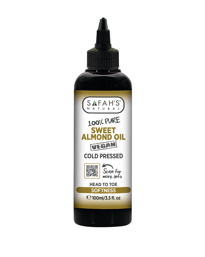 Sweet Almond Oil | 100% Pure | Nourishing Almond Oil for Hair Growth, Dandruff Relief & Skin Repair