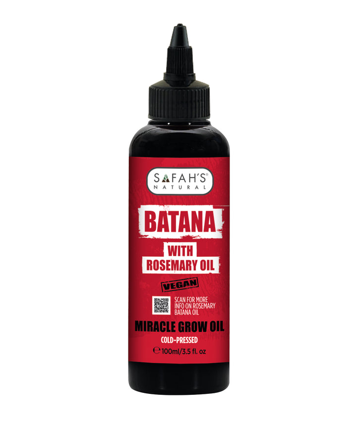 Batana with Rosemary Oil – 50ml – 100ml – 250ml | Natural Blend for Hair Growth, Scalp Health & Skin Nourishment