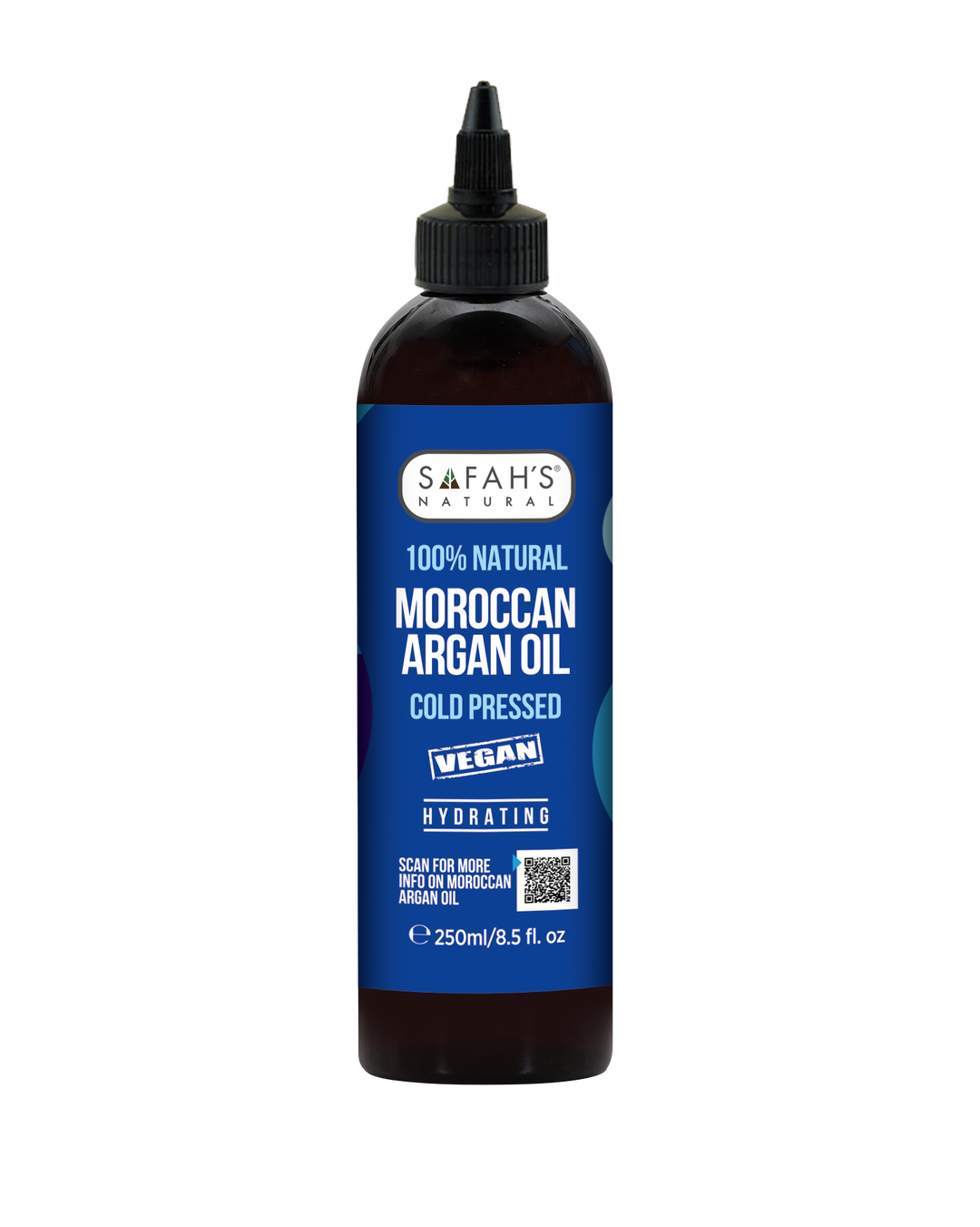 Natural Moroccan Argan Oil – 50ml – 100ml – 250ml | Hair Growth, Anti-Aging & Skin Nourishment with Moroccan Argan Oil