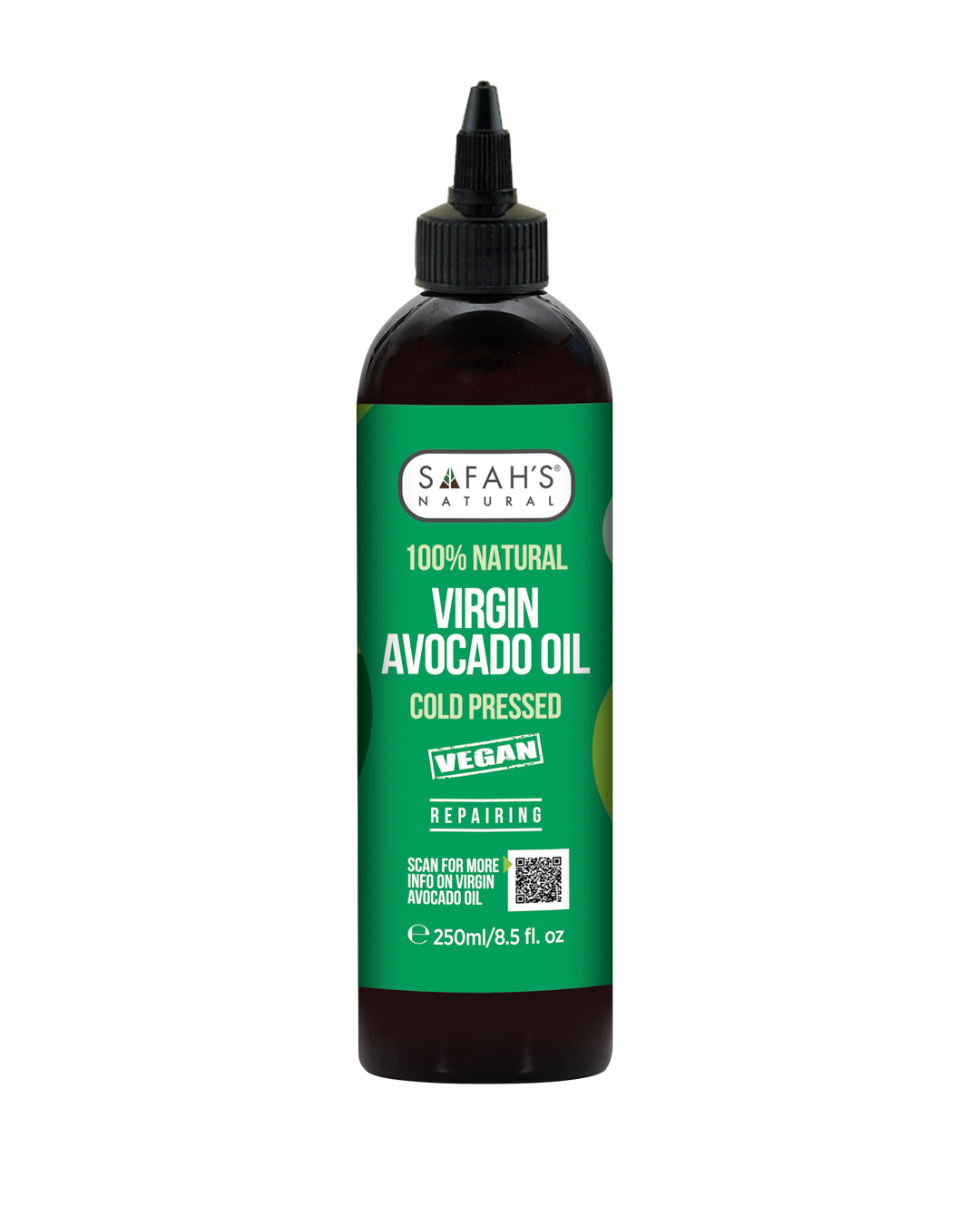 100% Natural Virgin Avocado Oil | Cold-Pressed Avocado Oil for Hair Growth, Scalp & Skin Nourishment – 100ml & 250ml