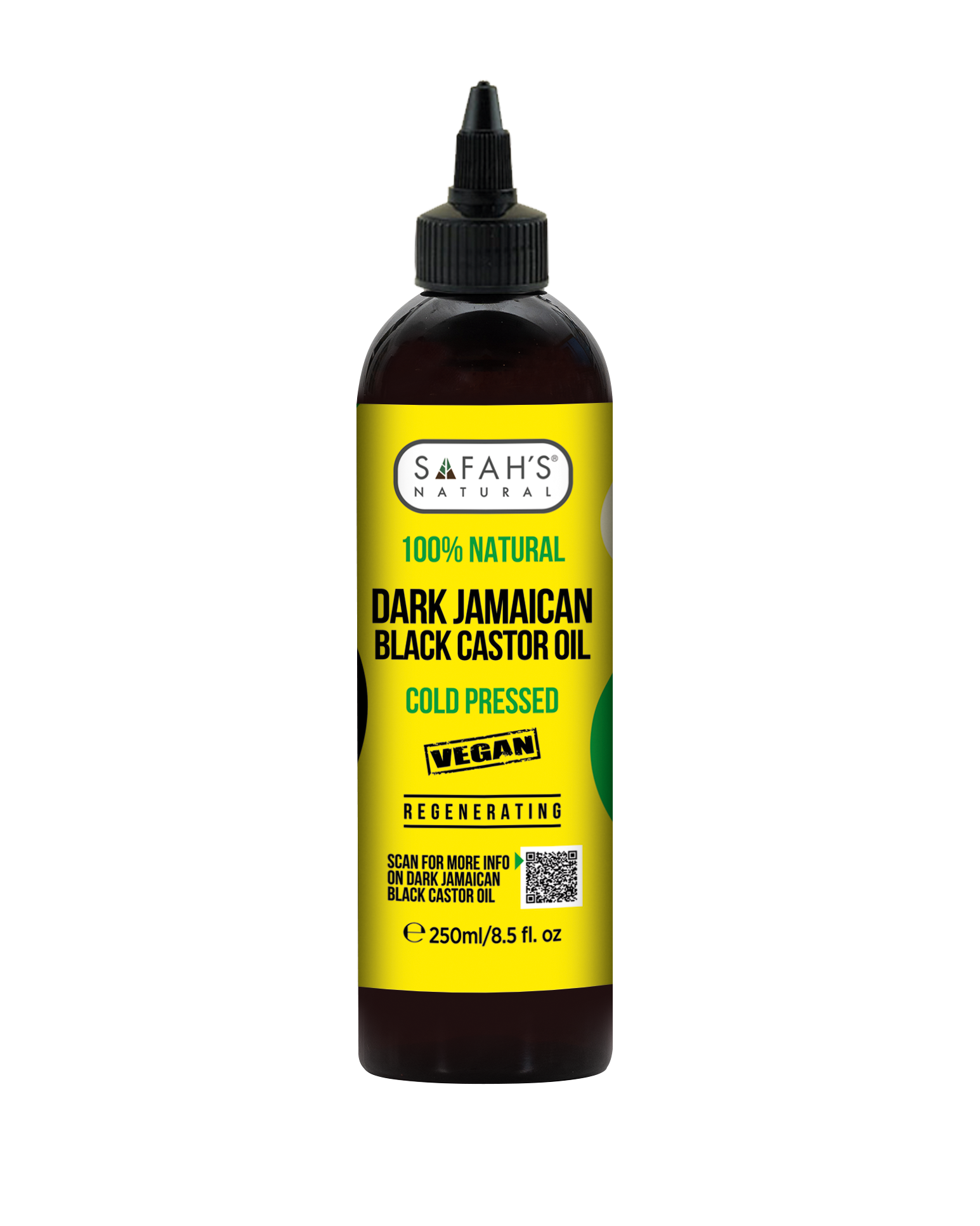 DARK JAMAICAN BLACK CASTOR OIL - Intense Nourishment for Hair Growth & Strength