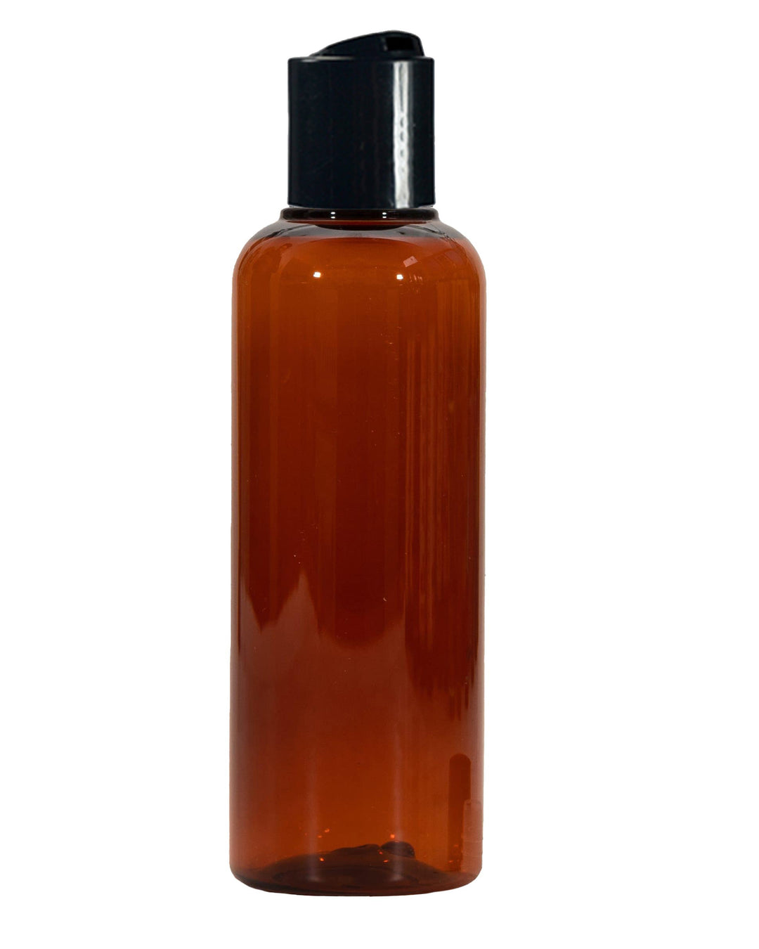 BROWN BOTTLE PLASTIC (DISC TOP LID) 250ML