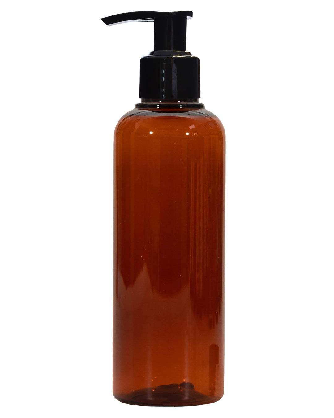 BROWN BOTTLE PLASTIC (LOTION PUMP) 250ML