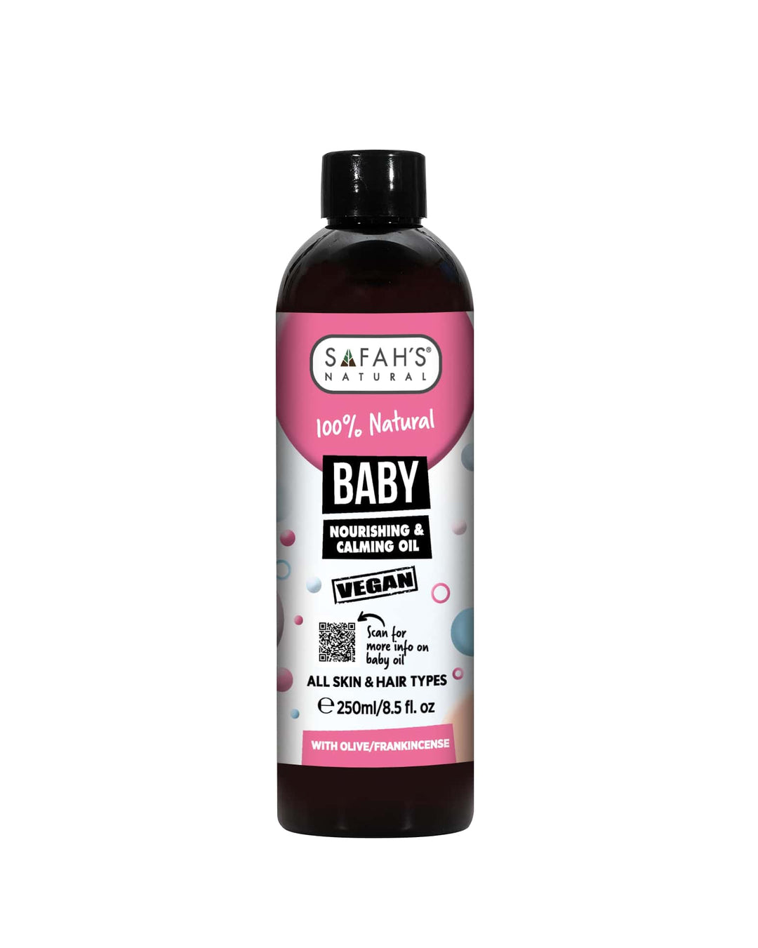 Baby Oil | Gentle Moisturising Oil with Olive & Frankincense for Soft, Calm, Irritation Free Baby Skin