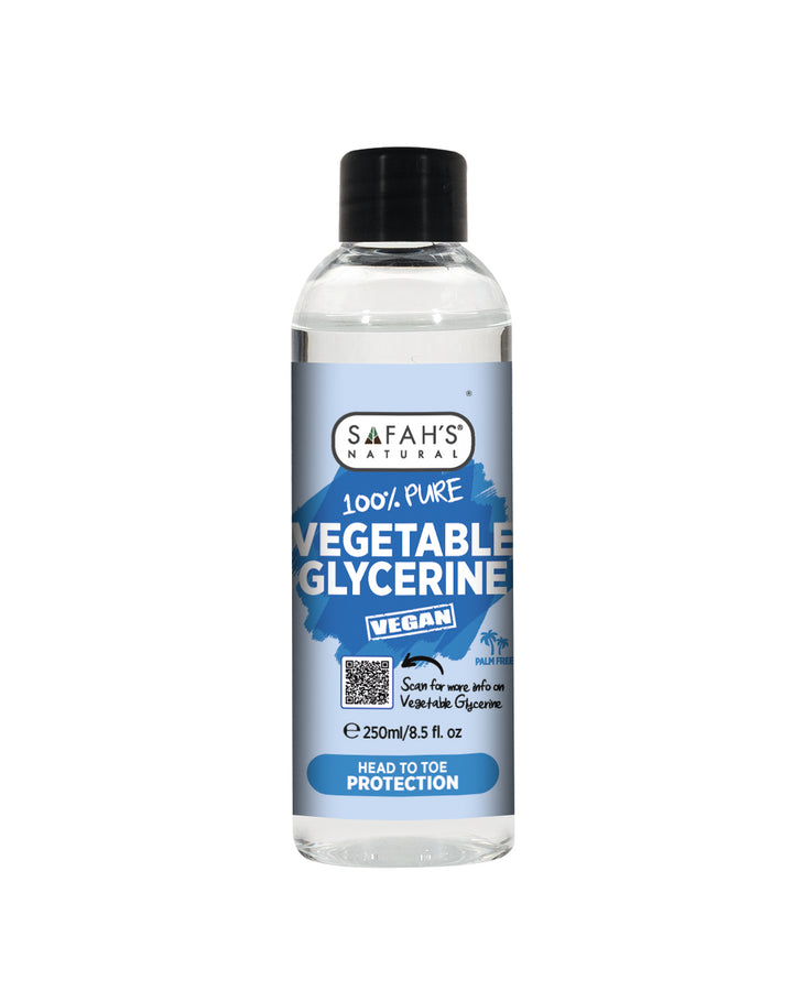 Glycerine Vegetable 100% Pure – 100ml, 250ml | Deep Moisturizing & Skin Nourishing for Soft, Hydrated Skin