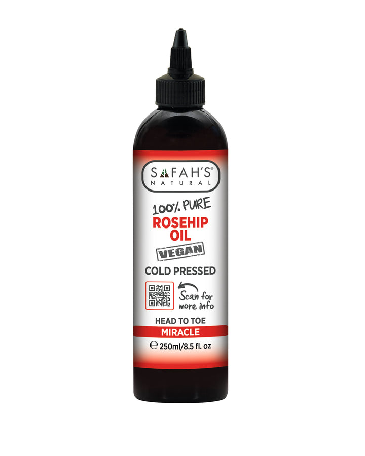 Rosehip Oil 100% Pure | Multipurpose Rosehip Oil for Hair Growth, Skin Brightening & Repair | – 30ml - 100ml -250ml
