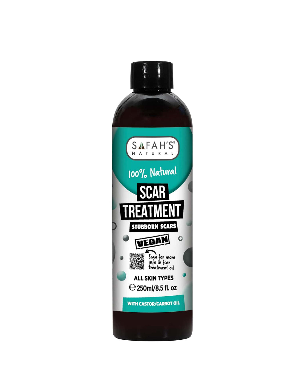 Scar Treatment Oil – 100ml & 250ml | Healing Blend with Castor & Carrot Oil to Fade Scars & Restore Skin