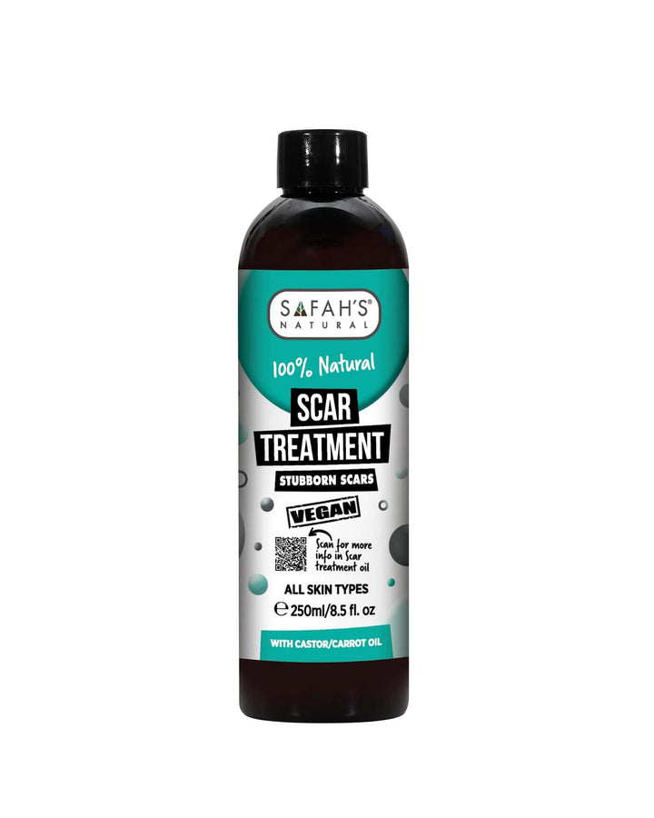 Scar Treatment Oil – 100ml & 250ml | Healing Blend with Castor & Carrot Oil to Fade Scars & Restore Skin