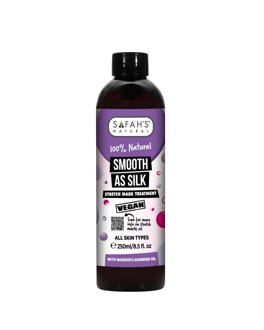 Smooth as Silk Stretch Marks Oil | Rosehip & Lavender Oil Blend to Fade Marks & Hydrate Skin