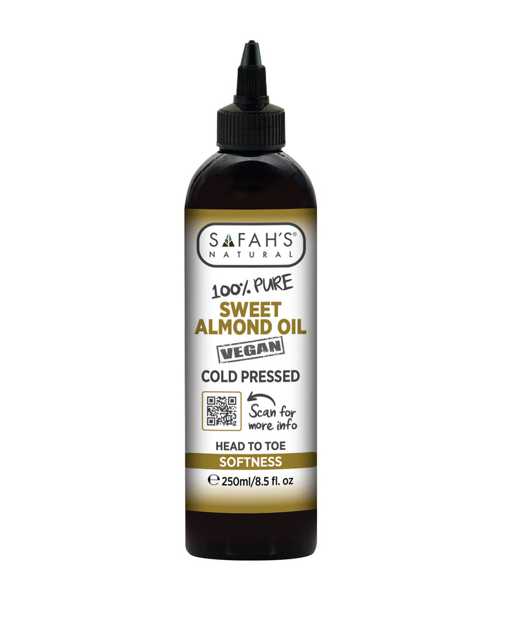 Sweet Almond Oil | 100% Pure | Nourishing Almond Oil for Hair Growth, Dandruff Relief & Skin Repair