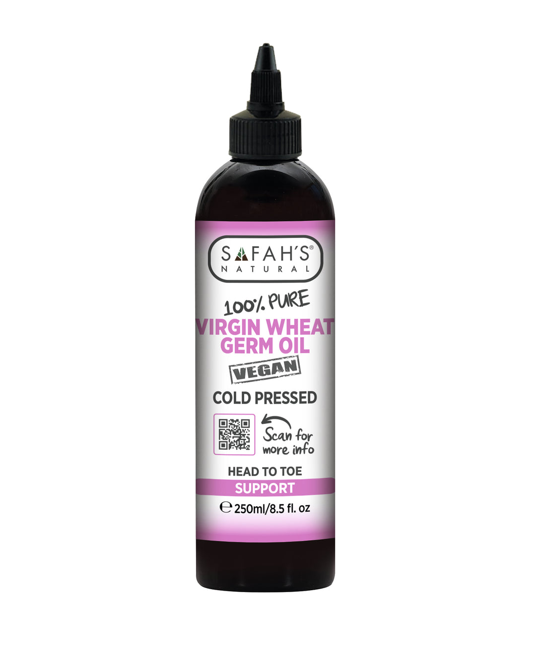 Wheat Germ Virgin Oil 100% Pure – 100ml, 250ml | Head-to-Toe Support for Hair Growth, Skin Repair & Anti-Aging