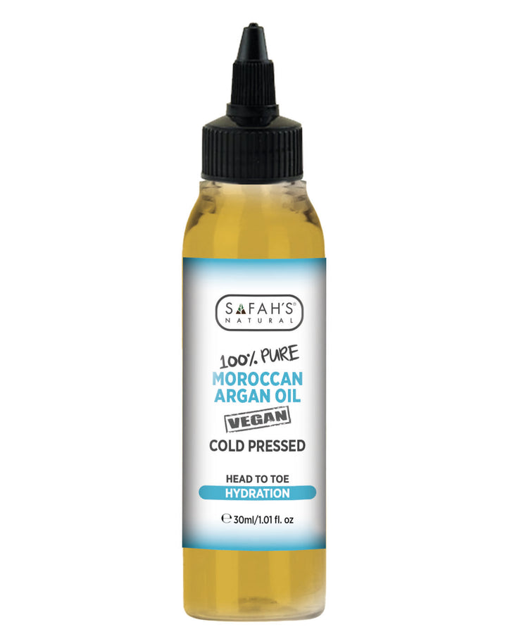 Moroccan Argan Oil 100% Pure | Cold-Pressed Argan Oil for Hair & Skin | 30ml - 100ml - 250ml