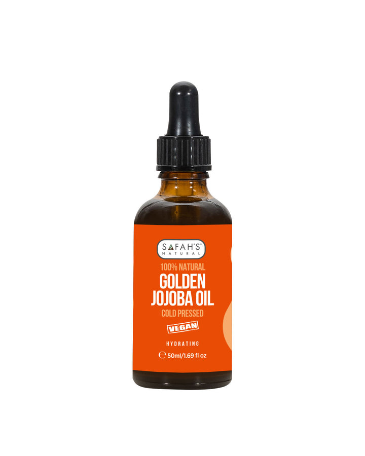 Natural Golden Jojoba Oil – 50ml – 100ml – 250ml | Nourishing Jojoba Oil for Hair Regrowth & Skin Care