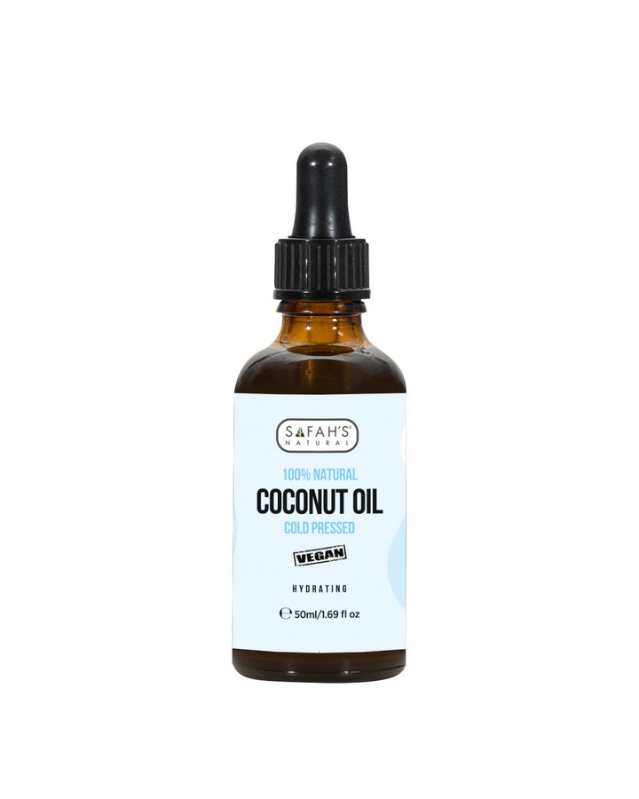 Natural Coconut Oil – 50ml – 100ml – 250ml | Deep Hydration, Hair Growth & Shine with Cold-Pressed Coconut Oil