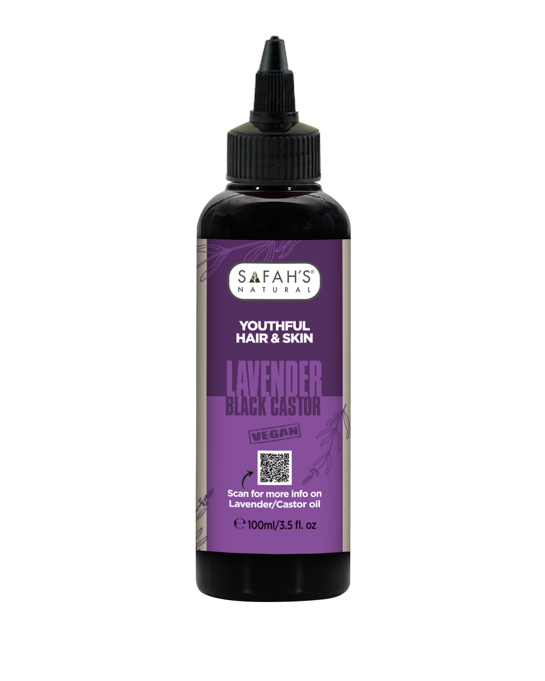 Lavender/Black Castor Oil