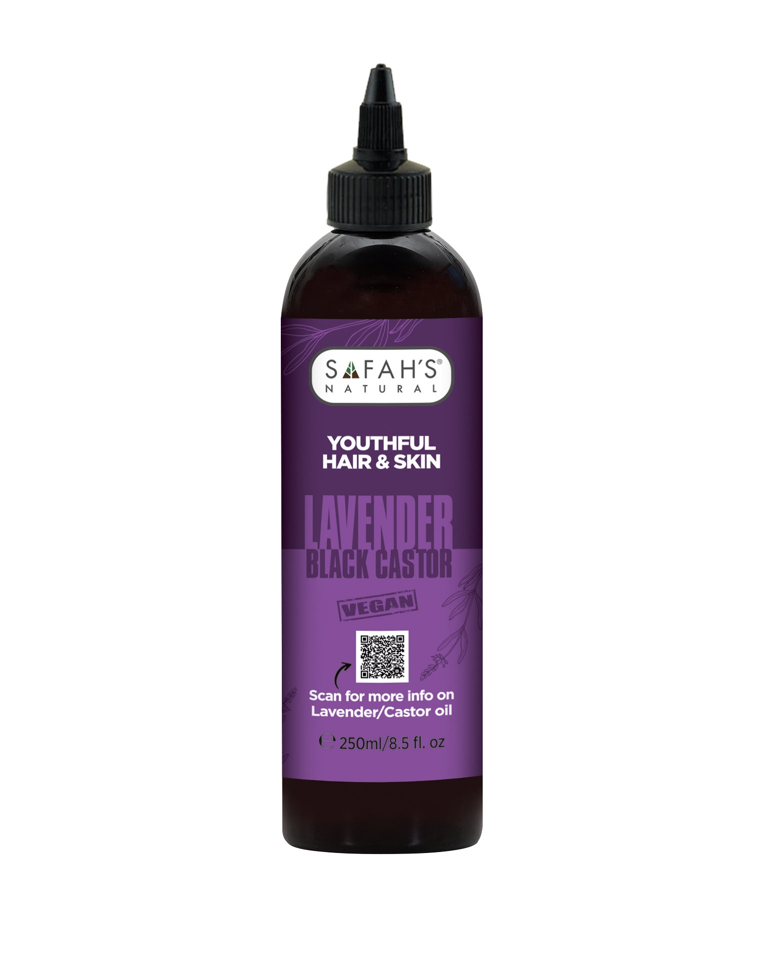 Lavender/Black Castor Oil