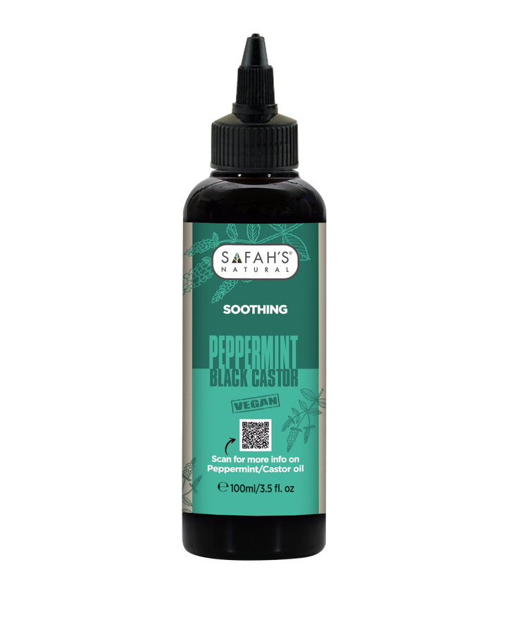 Jamaican Black Castor & Peppermint Oil | Hair Growth & Scalp Treatment for Faster, Thicker Hair and Hydrated Scalp