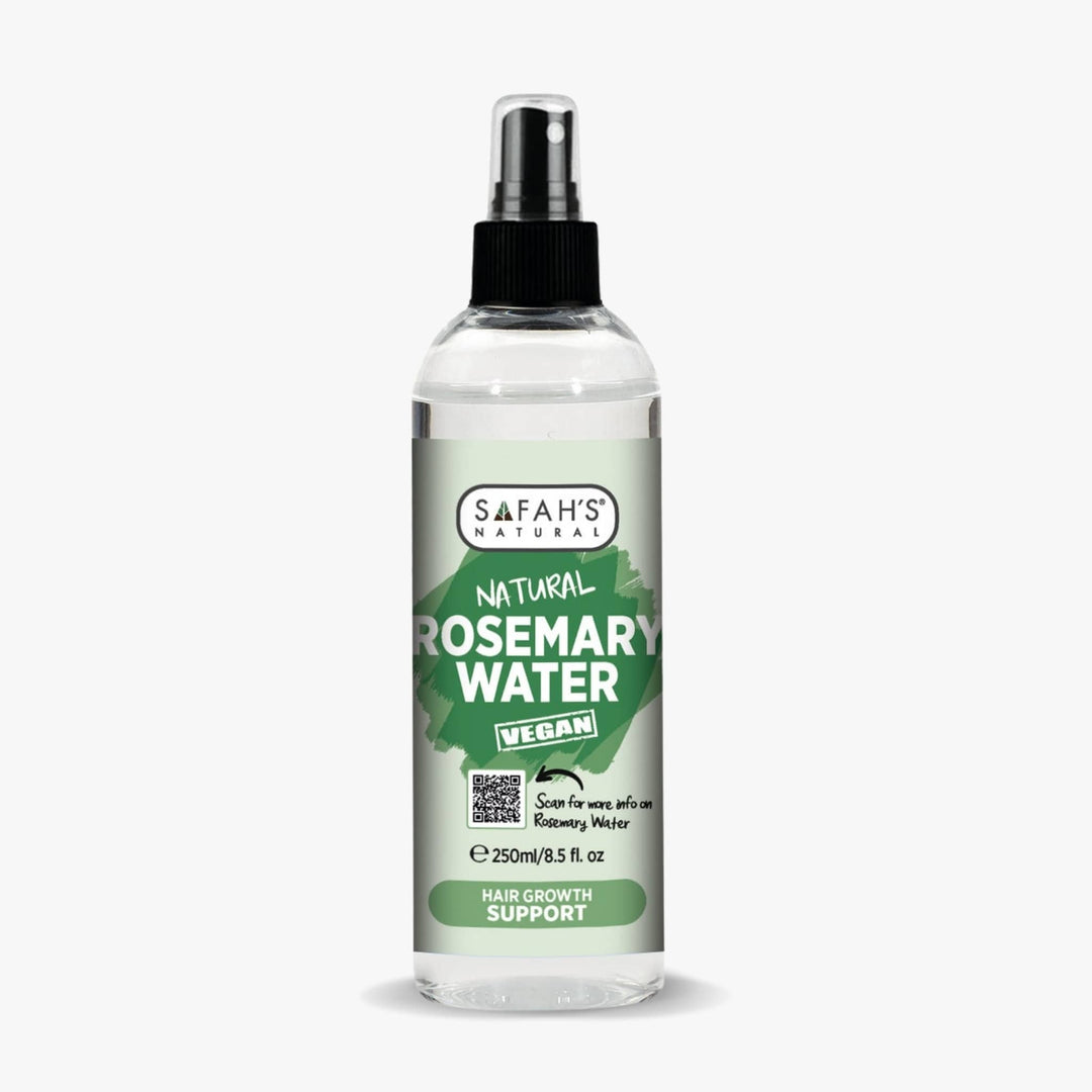 SafaH's Natural Rosemary Water bottle on a white background