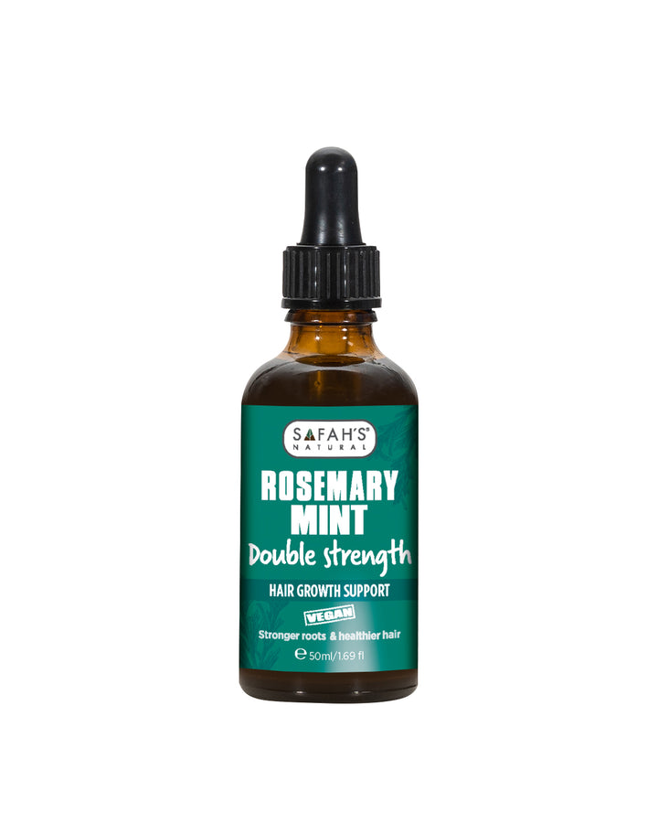 Rosemary Mint Oil (Double Strength) – 50ml | Revitalising Aromatherapy & Hair Care Oil for Skin & Scalp