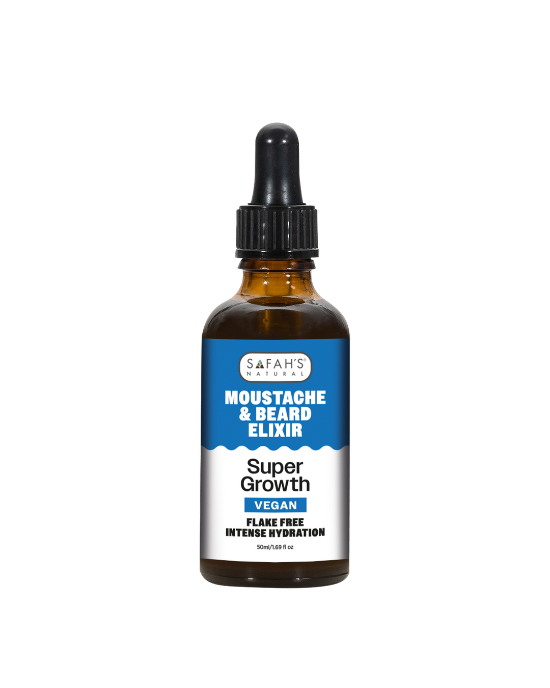 Super Growth Elixir – 50ml | Beard & Moustache Oil for Faster Growth, Hydration & Strength with All-Natural Formula