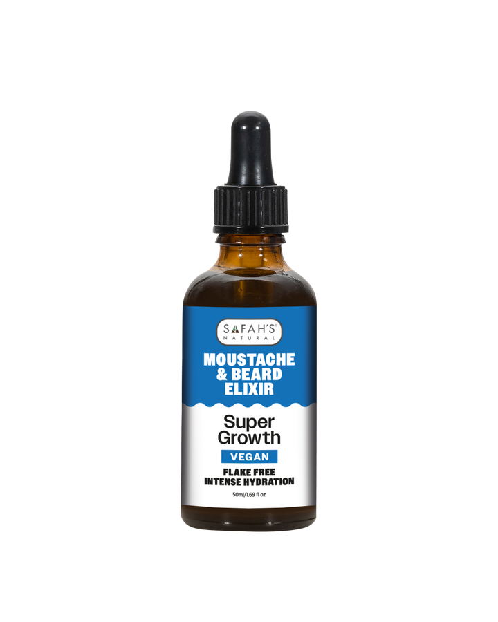 Super Growth Elixir – 50ml | Beard & Moustache Oil for Faster Growth, Hydration & Strength with All-Natural Formula