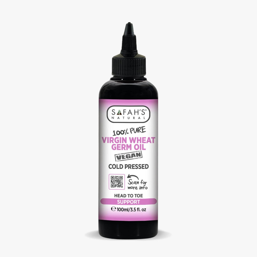 Wheat Germ Virgin Oil 100% Pure | Head to Toe Support for Hair Growth, Skin Repair & Anti Aging