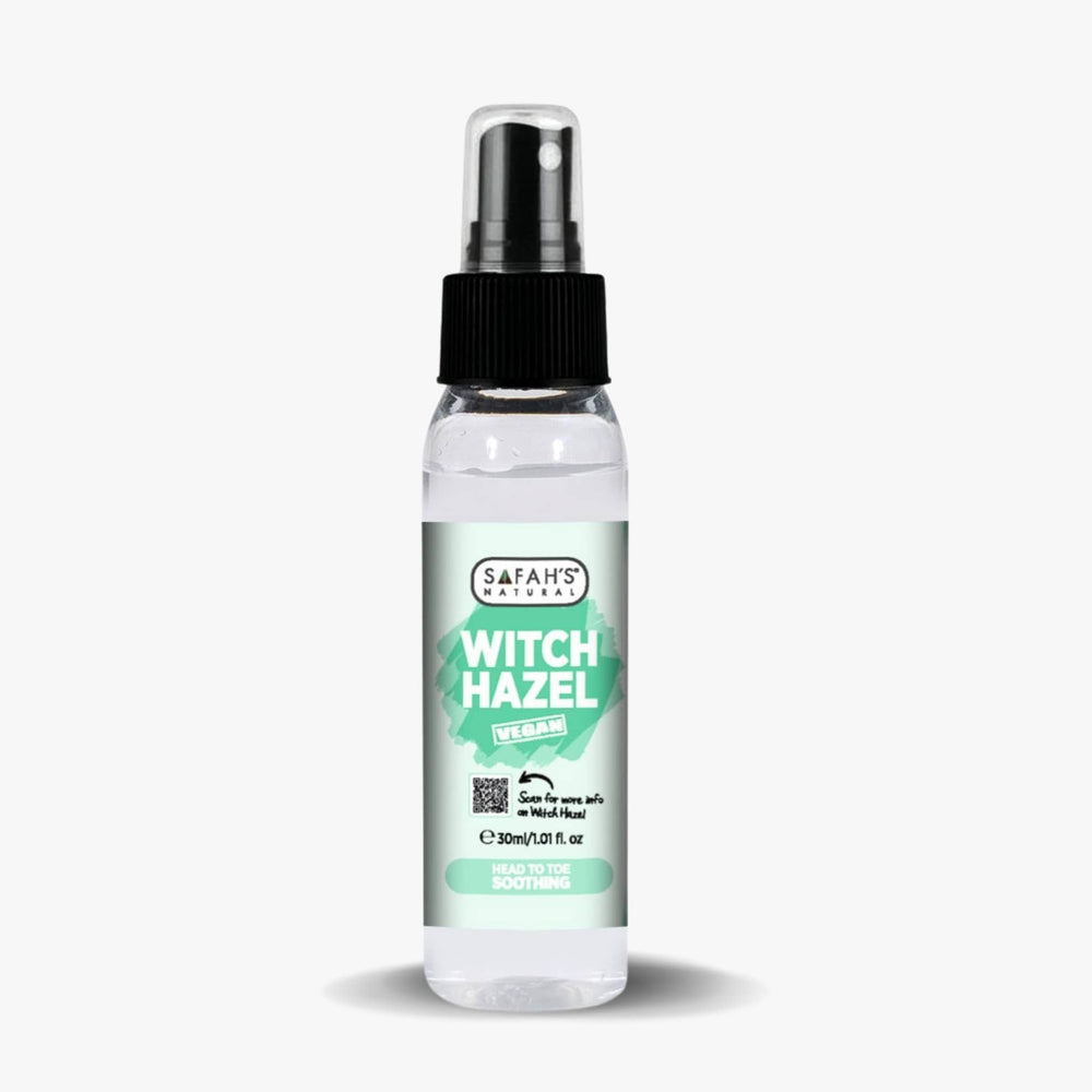 Safah's Witch Hazel bottle on a white background 30ml