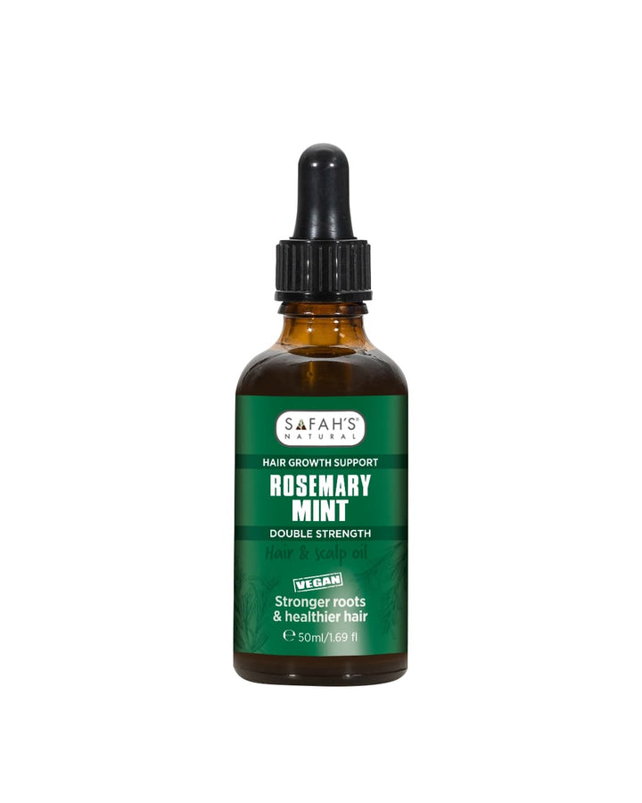 Rosemary Mint Oil (Double Strength) – 50ml | Revitalising Aromatherapy & Hair Care Oil for Skin & Scalp