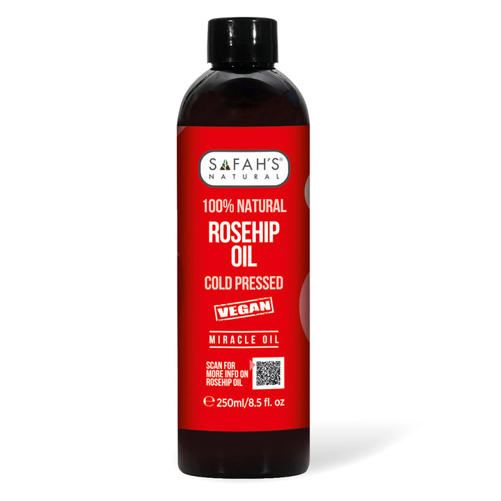 Rosehip Oil 100% Natural | Repairs Hair Follicles, Reduces Dark Circles & Promotes Skin Brightening – 100ml & 250ml