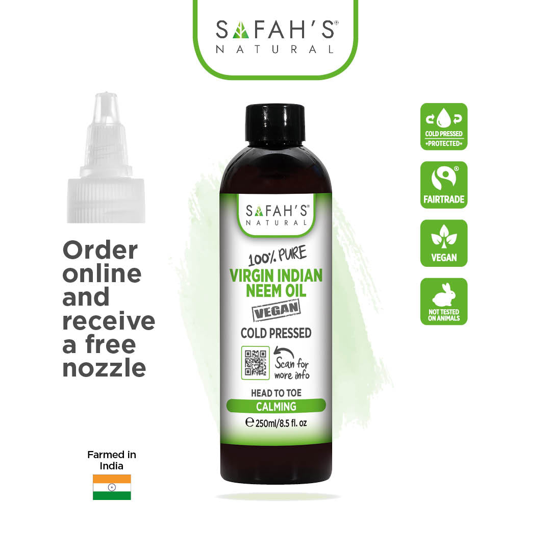 Cold pressed 100% pure Virgin Indian Neem oil