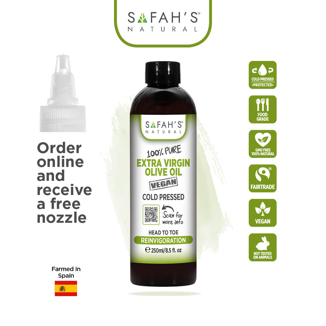 Cold pressed 100% pure Extra Virgin Olive oil