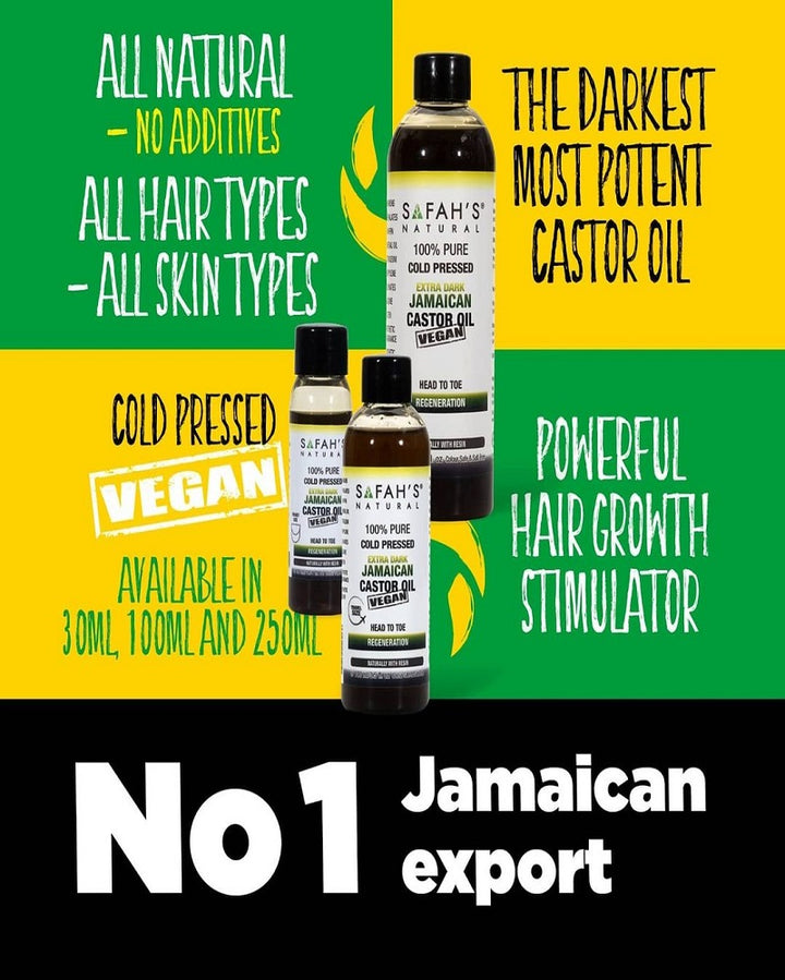 Ex Dark Jamaican Black Castor Oil | Promotes Hair Growth, Reduces Breakage & Soothes Scalp for Healthy, Moisturized Skin